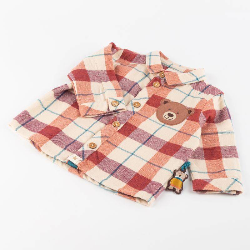 Sigikid Baby Karo Flanellhemd, rot-beige Meist gekauft