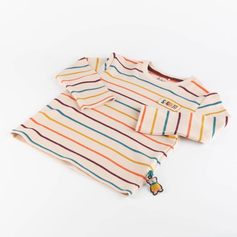 Sigikid Kinder Langarmshirt, bunt gestreift Kostenloser Versand