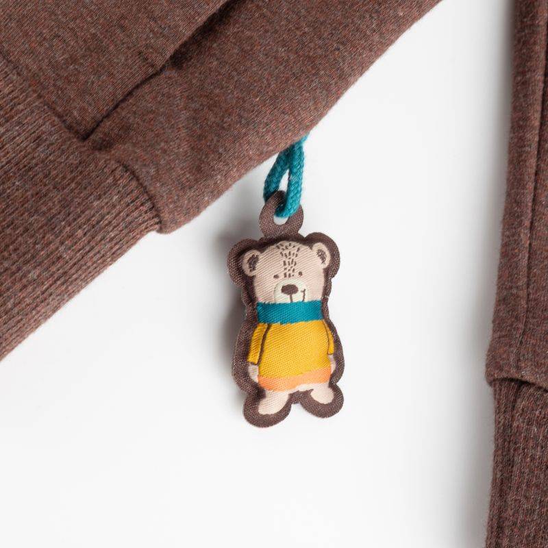 Sigikid Kinder Sweatjacke mit Kapuze, dunkelbraun Fabrik Onlineshop