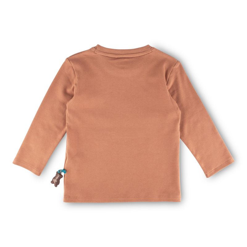 Sigikid Kinder Langarmshirt Bär, braun Günstig kaufen