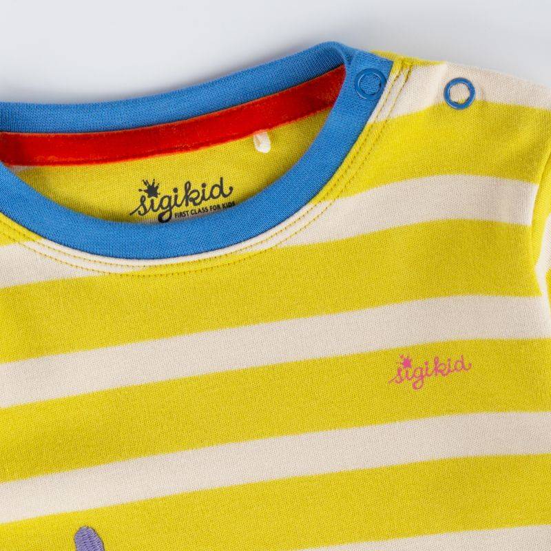 Sigikid Baby Kleid Crazy Lama, grün und gelb Cyber Monday