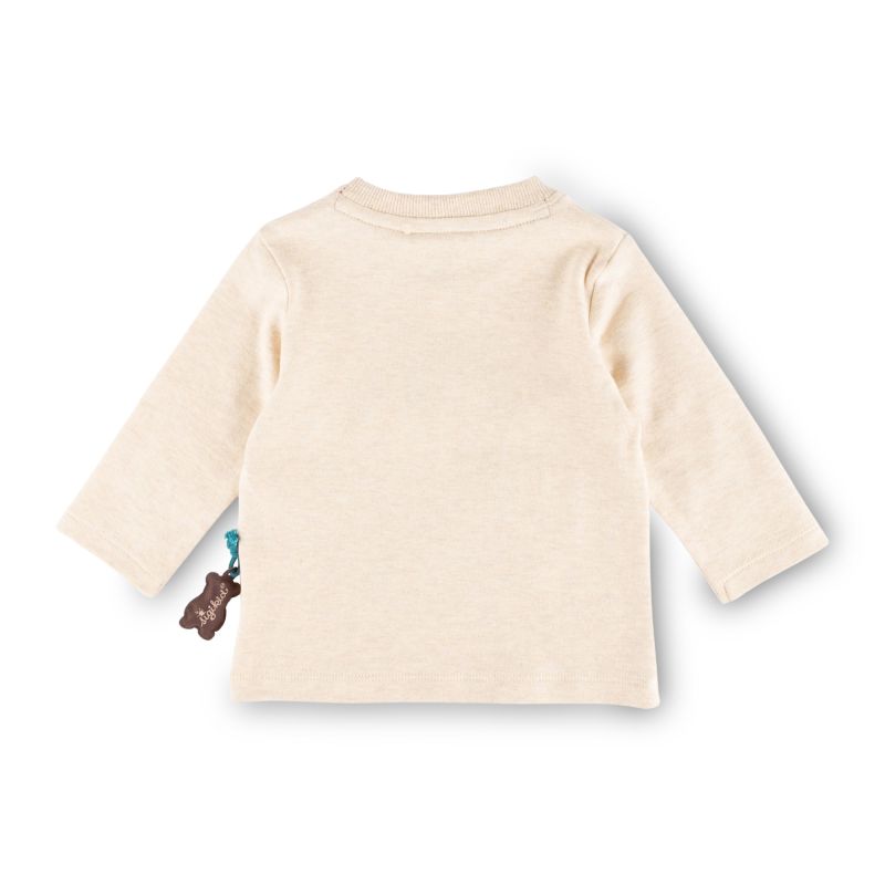 Sigikid Baby Langarmshirt Fuchs, beige meliert Neuheiten