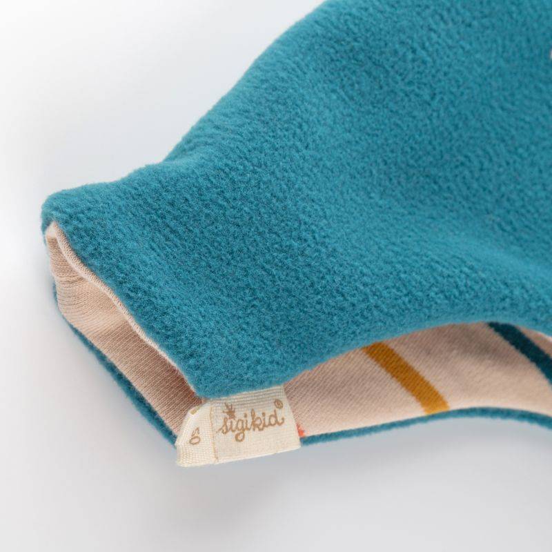 Sigikid Kinder Fleece Schlupfmütze, grün Räumungsverkauf