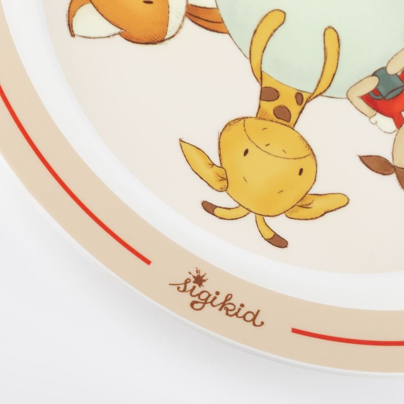 Sigikid Kinder Teller Mister O'Lui Kuschelfreunde, rPET Letzte 2 Tage