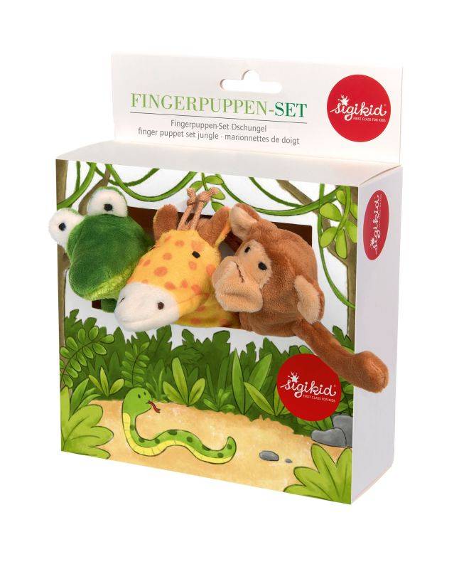 Sigikid Fingerpuppen-Set Dschungel Begrenzt auf 3 Tage