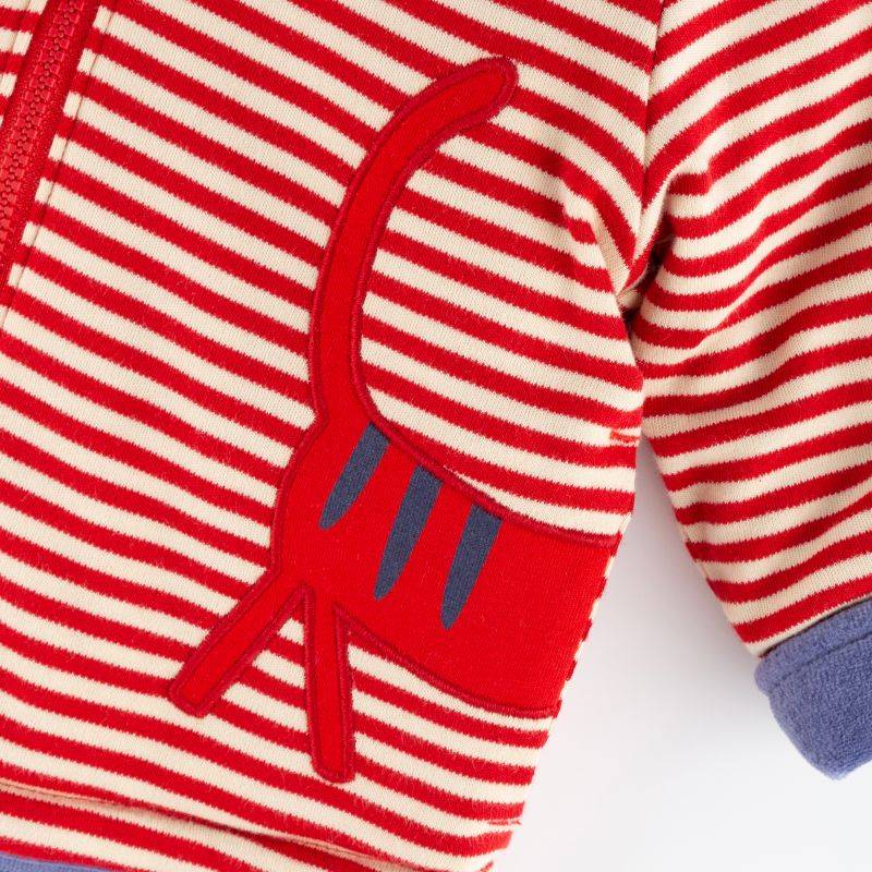 Sigikid Baby Wendejacke Katze, Nicki blau oder rot-weiß geringelt Begrenzte Freigabe