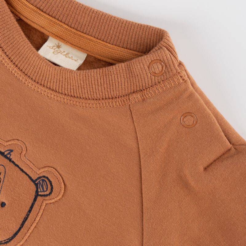 Sigikid Baby Sweatshirt mit Bären Motiv, braun Nur für heute
