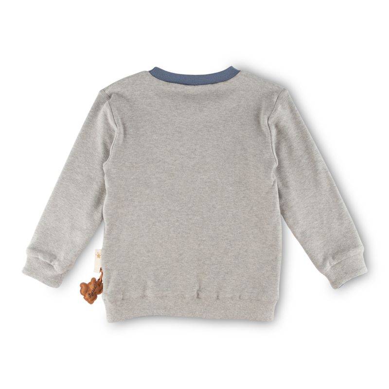 Sigikid Kinder Langarm Wendeshirt Forest Adventure, blau oder grau Super Rabatt
