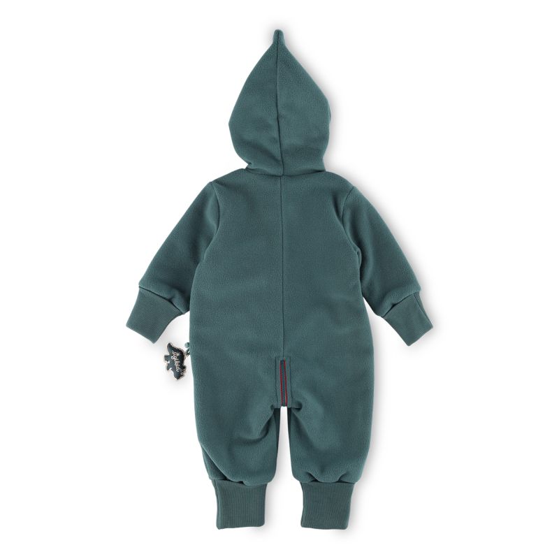 Sigikid Baby Fleeceoverall Dino, grün Outlet