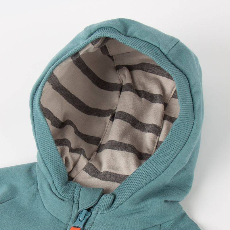 Sigikid Kinder Sweatjacke mit Kapuze, türkis Kostenloser Versand