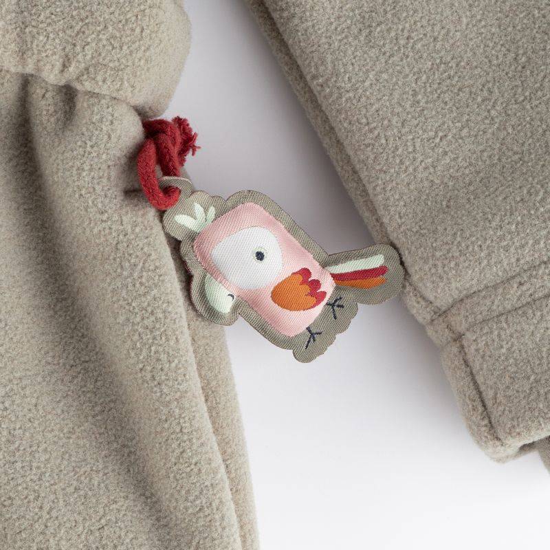 Sigikid Kinder Fleecejacke mit Kapuze und Stickmotiv Blumen Tägliche Deals