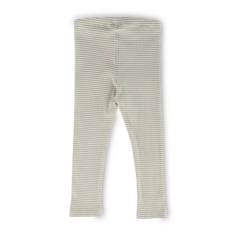 Sigikid Kinder Leggings, grün-weiß geringelt Letzte 3 Tage