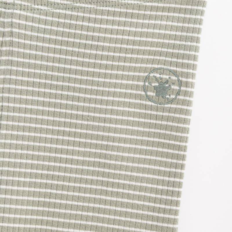 Sigikid Kinder Leggings, grün-weiß geringelt Letzte 3 Tage