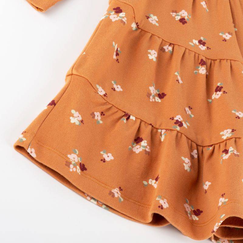 Sigikid Kinder Langarm Stufenkleid mit Blümchen Print Letzte 2 Tage