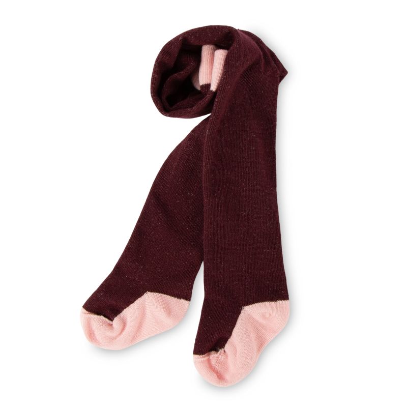 Sigikid Baby Strumpfhosen 2er-Set, rosa/dunkelrot Limitierter Zeitrabatt