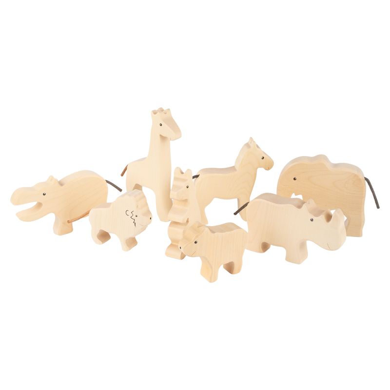 Sigikid Holztiere-Set Safari Räumungsverkauf