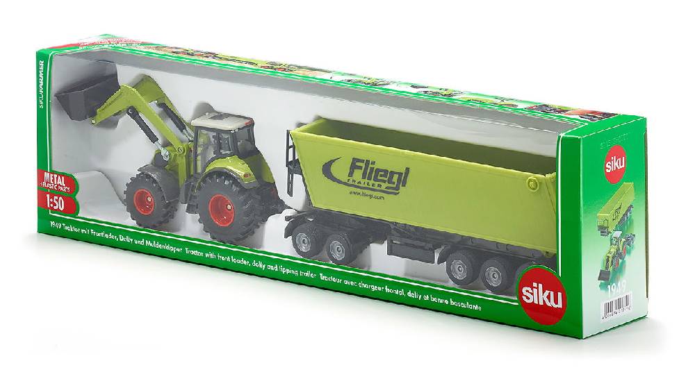 Siku Traktor mit Frontlader, Dolly und Muldenkipper 10194900002 Exklusivangebot