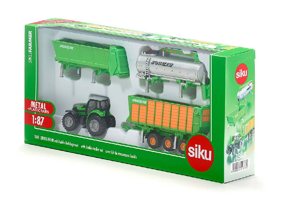 Siku DEUTZ-FAHR mit Joskin Anhängerset 10184800001 Muttertagsangebot