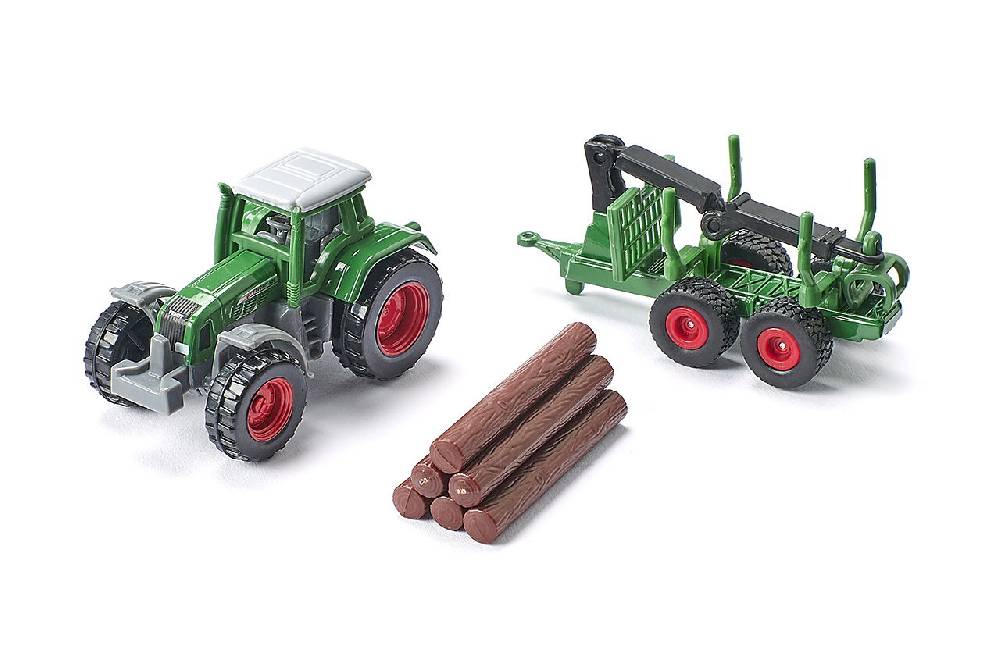 Siku Traktor mit Forstanhänger 10164500003 Valentinstagsangebot
