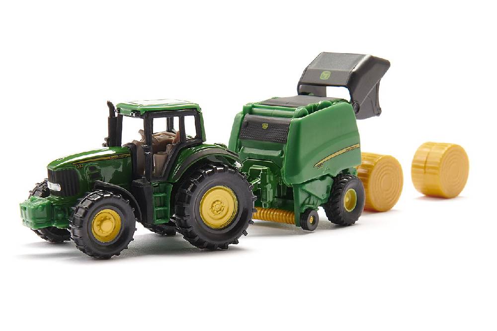 Siku John Deere Traktor mit Ballenpresse 10166500001 Tiefpreis