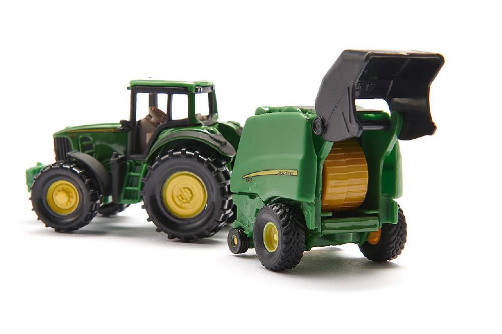 Siku John Deere Traktor mit Ballenpresse 10166500001 Tiefpreis