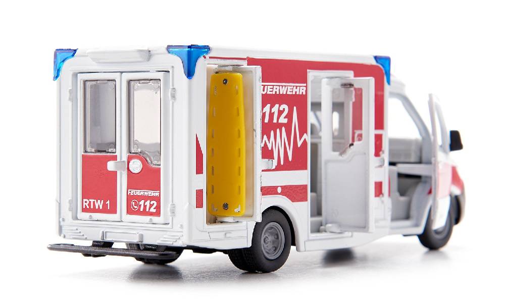 Siku Mercedes-Benz Sprinter MiesenTyp C Rettungswagen 10211500001 Letzter Tag