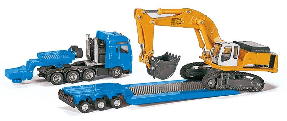 Siku Schwertransporter mit Tiefbettauflieger 10184700003 Fabrikladen
