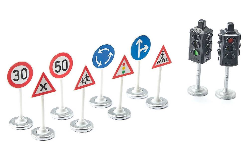 Siku Ampeln mit Verkehrsschildern 10559700004 Flash Sale