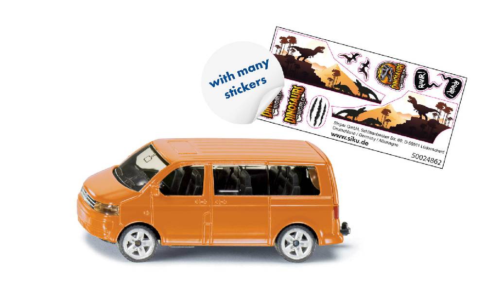 Siku VW Multivan mit Dino-Stickern 10107000011 Heißer Verkauf