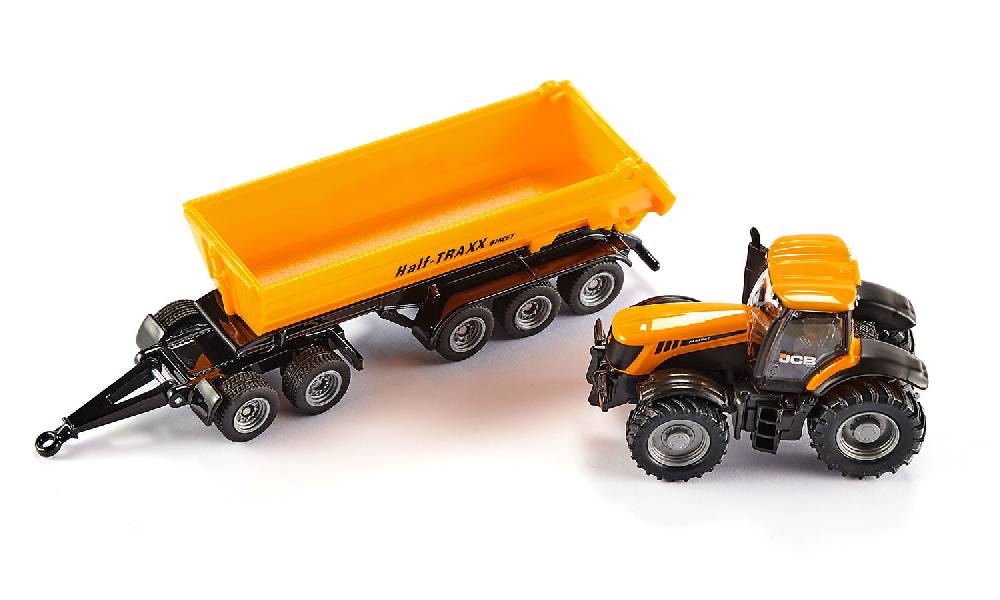 Siku JCB Traktor mit Dolly und Kippmulde 10185800002 Kauf eins, bekomm eins gratis