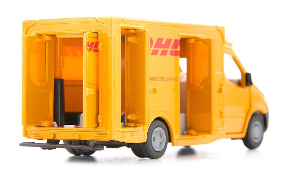 Siku Mercedes-Benz Sprinter DHL Paketdienst 10192000002 Vierteljährliche Förderung
