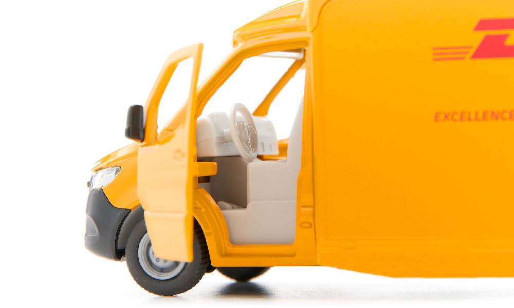 Siku Mercedes-Benz Sprinter DHL Paketdienst 10192000002 Vierteljährliche Förderung