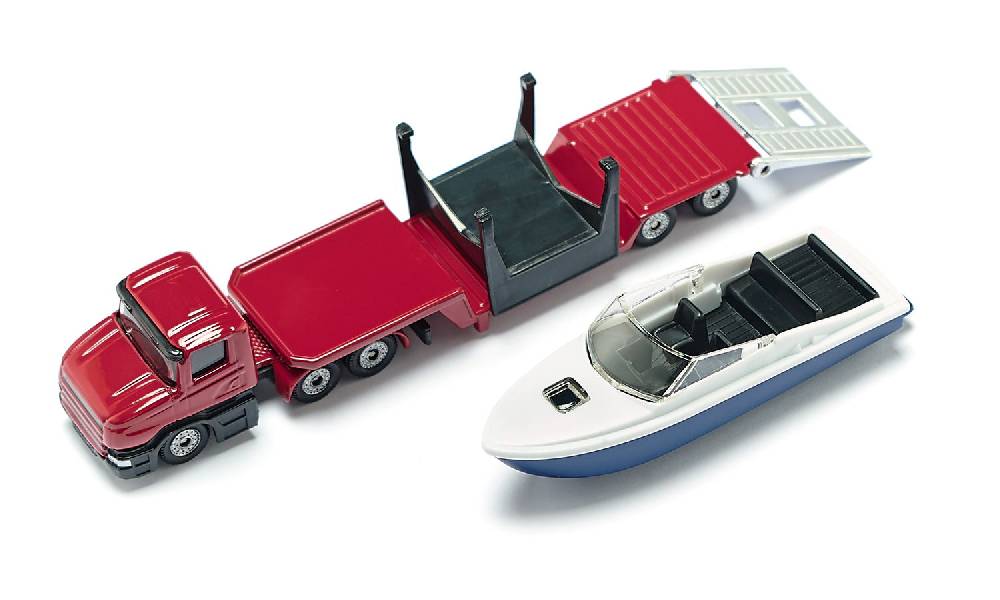 Siku Tieflader mit Boot 10161300002 Bis zu 55% Rabatt