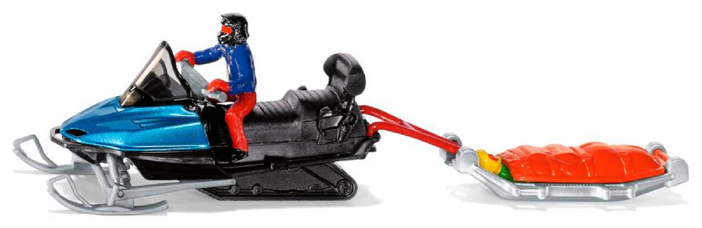 Siku Snowmobil mit Rettungsschlitten 10168400000 Kostenloser Versand international