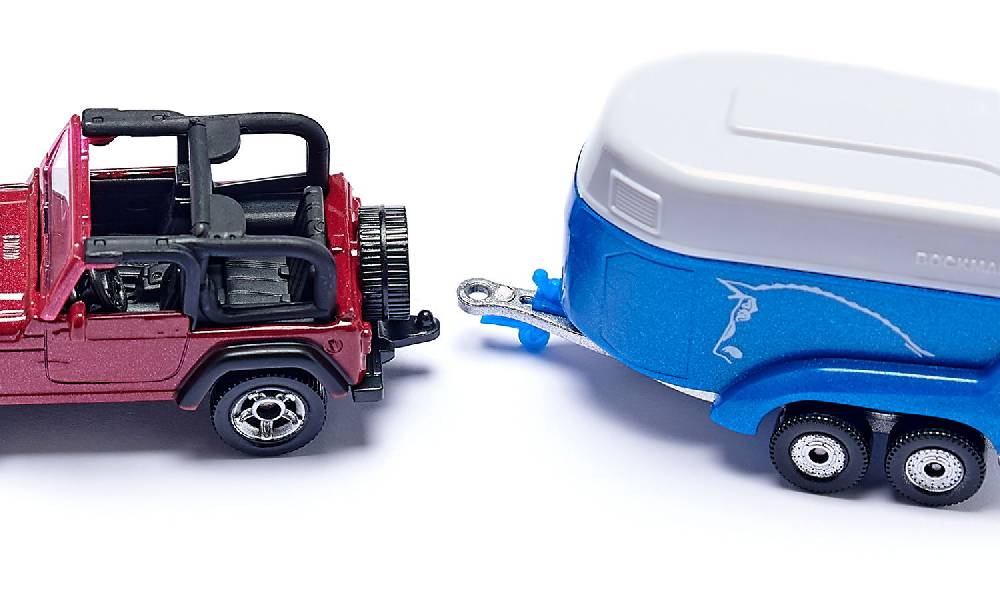 Siku Jeep mit Pferdeanhänger 10165100004 Outlet