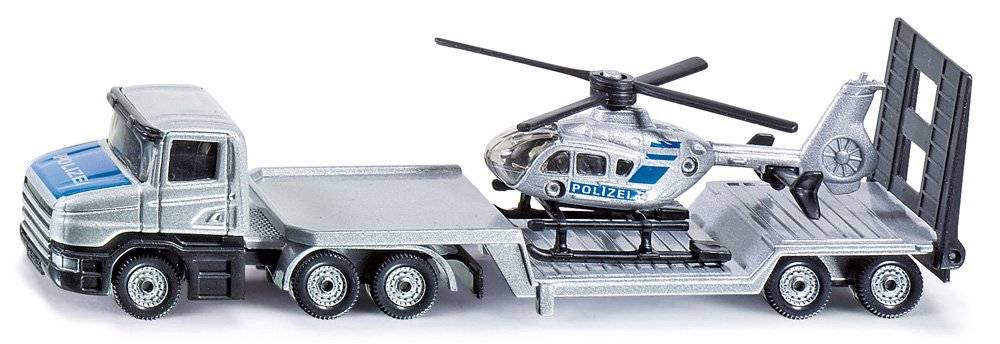 Siku Tieflader mit Helikopter 10161000003 Räumungsverkauf
