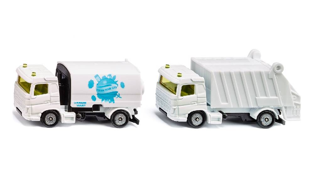 Siku Kommunal Set Kehrmaschine und Müllwagen 10168700000 Preisnachlass