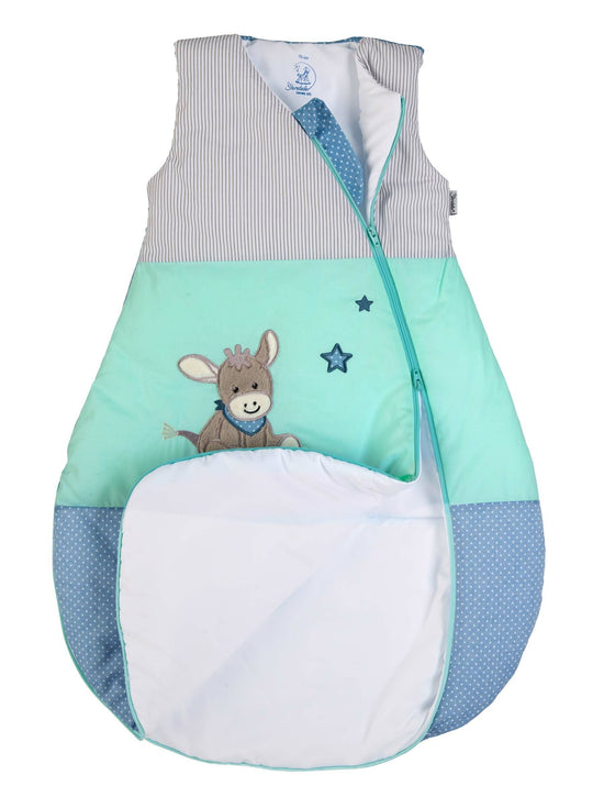 Sterntaler Achlafsack 110cm Esel Emmi in Blau/Türkis Outlet