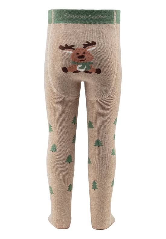 Sterntaler Krabbelstrumpfhose Weihnachten aus Baumwoll-Mix Lagerräumung