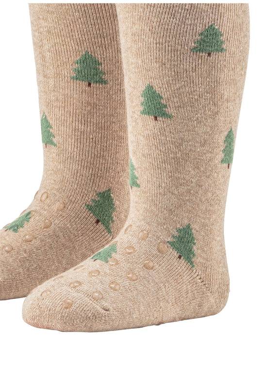 Sterntaler Krabbelstrumpfhose Weihnachten aus Baumwoll-Mix Lagerräumung