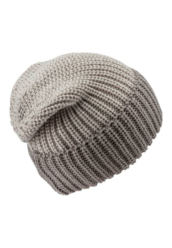 Sterntaler Mütze aus Strickware zum Umschlagen, unifarben Tiefpreis