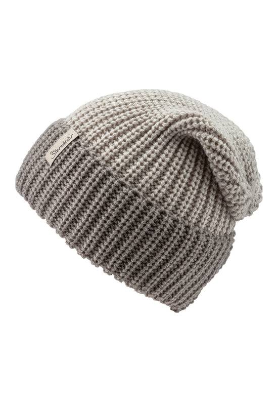 Sterntaler Mütze aus Strickware zum Umschlagen, unifarben Tiefpreis