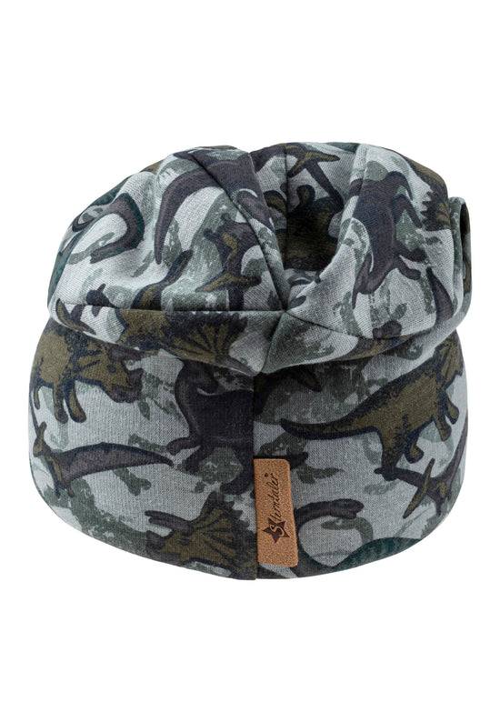Sterntaler Beanie aus Sweat mit Dinosaurier-Motiv Letzter Tag