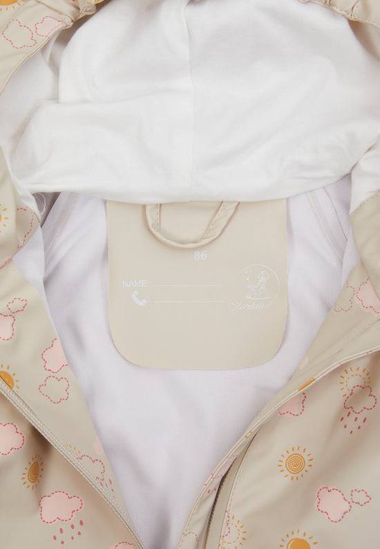 Sterntaler Regenjacke Wolke ungefüttert und wasserdicht, Beige Outlet