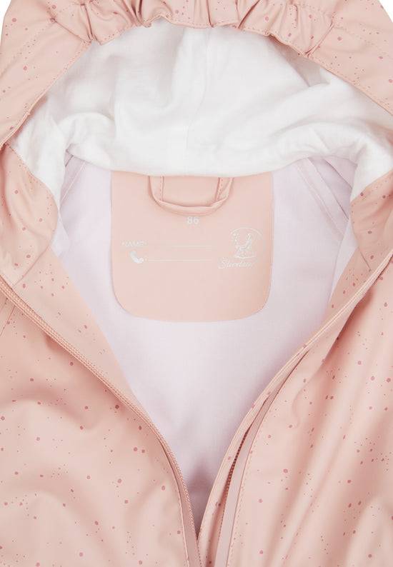 Sterntaler Regenjacke Punkte ungefüttert und wasserdicht, Rosa Auslauf