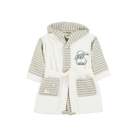 Sterntaler Bademantel Schaf Stanley aus Frottee mit Kapuze Sonderangebot