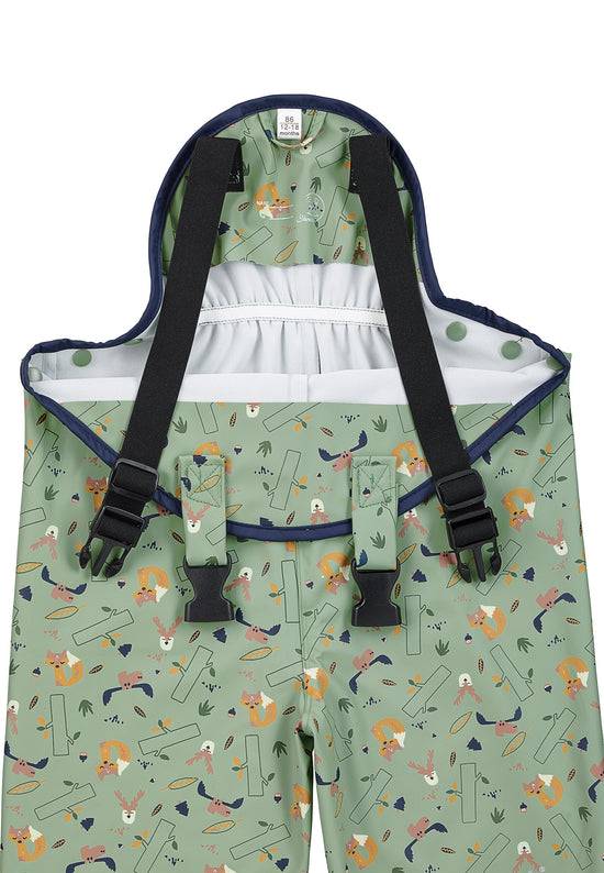 Sterntaler Regenträgerhose Waldtiere ungefüttert, wasserdicht Muttertagsangebot