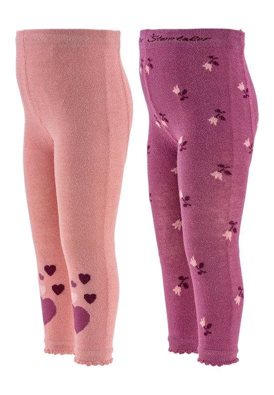 Sterntaler Leggings Herzen im 2er-Pack aus Baumwoll-Mix Schlussverkauf
