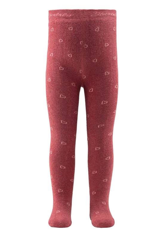 Sterntaler Strumpfhose aus Baumwoll-Mix mit Herzen Kostenloser Versand