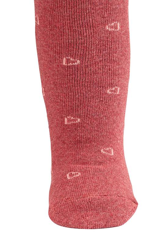 Sterntaler Strumpfhose aus Baumwoll-Mix mit Herzen Kostenloser Versand